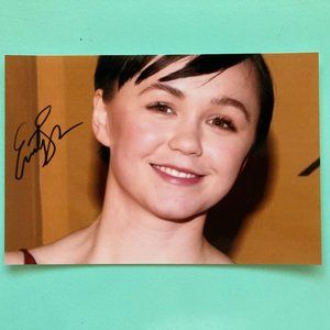 Emily Skeggs Signed 4”X6” Photo Color Was Medium Alison in Fun Home On Broadway
